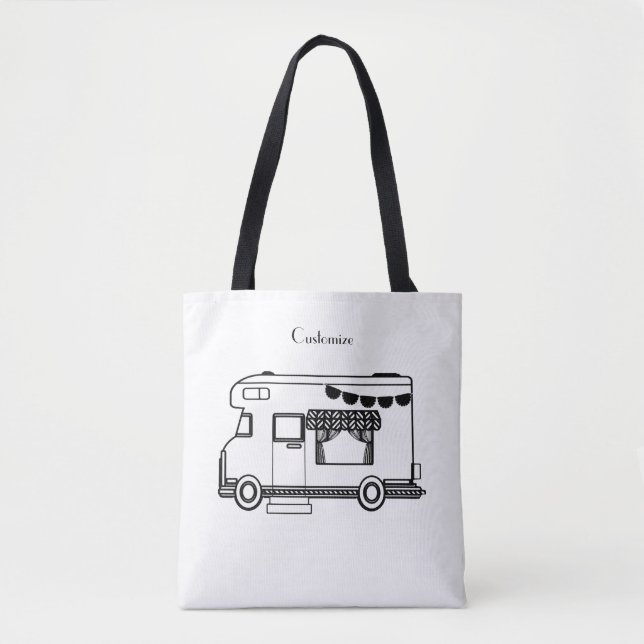 RV Camper Caravan Thunder_Cove Tote Bag (Front)