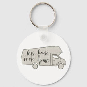RV/Camper Keychain, Tiny House, Handlettered Keychain