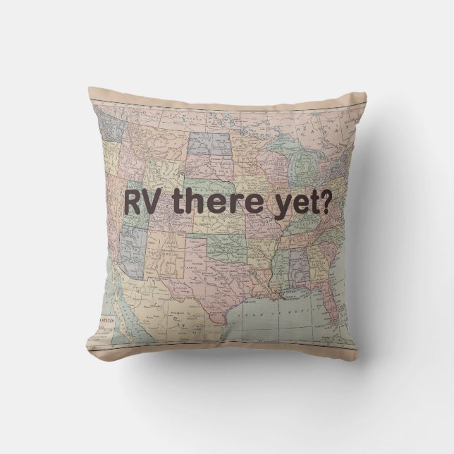 RV Camper Pillow (Front)