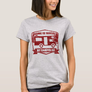 RV Camper Van Owners Wild Camping T-Shirt