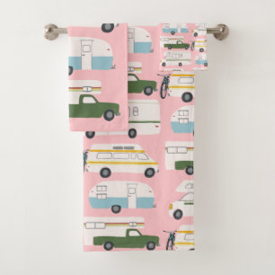 RV Campervan vanlife Motorhome Trailer CUSTOMIZE Bath Towel Set