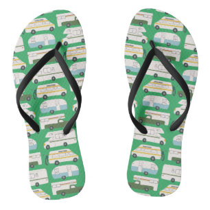 RV Campervan vanlife Motorhome Trailer CUSTOMIZE Flip Flops
