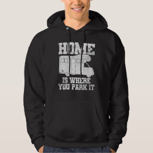 Rv Camping Camper Motorhome Caravan Trailer Hoodie