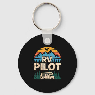 Rv camping camper road trip rv pilot adventure keychain