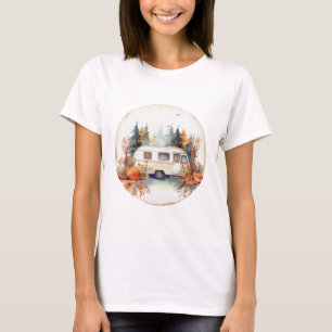 RV Camping in the Woods, RV camper T-Shirt