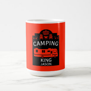 RV Camping King USA Magic Mug