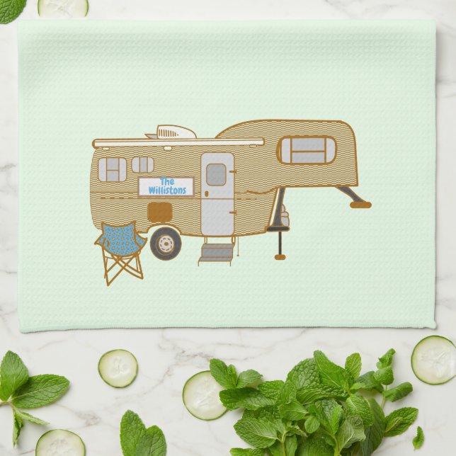 RV Camping Paper Drink Coasters Kitchen Towel (Folded)
