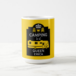 RV Camping Queen USA Magic Mug