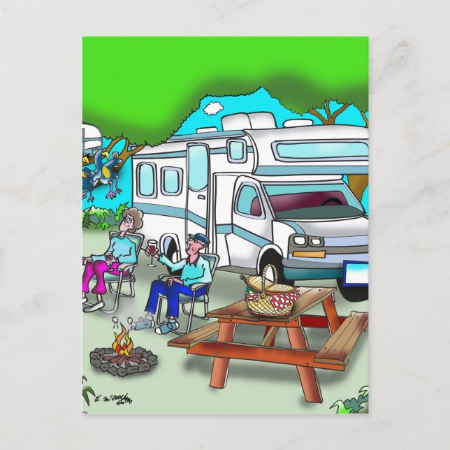 RV Cartoon 9475 Postcard (Front)
