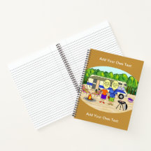 RV Cartoon Travel Journal Diary
