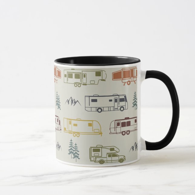 RV Coffee Mug, Camper Coffee Mug (Right)