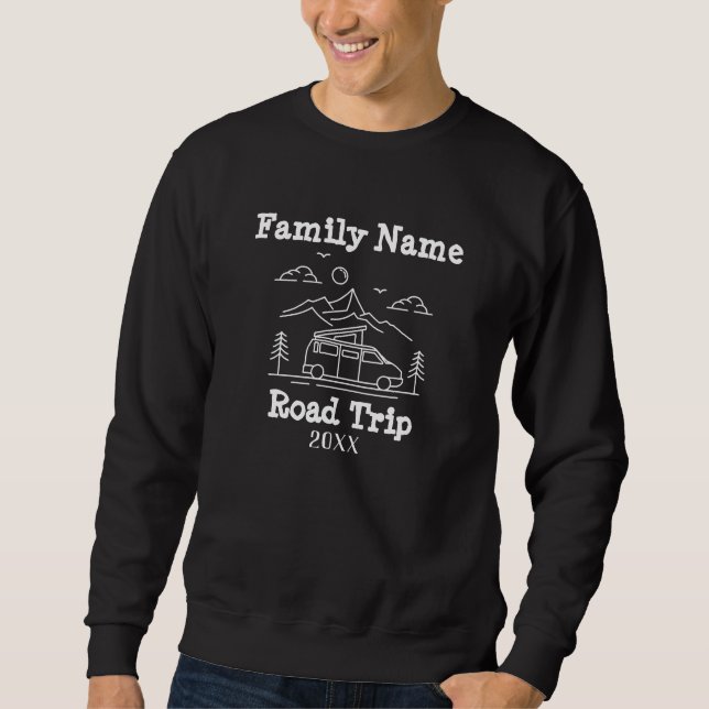 RV Custom Family Road Trip  Sweatshirt (Front)