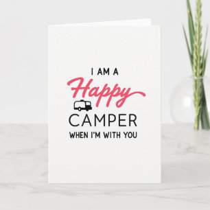 Rv Happy Camper Love Card