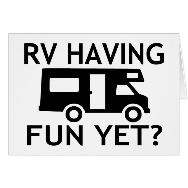 RV Having Fun Yet Funny Wordplay (Front Horizontal)