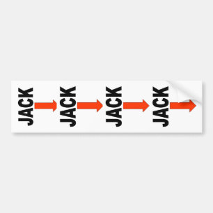 RV JACK MARKERS BUMPER STICKER