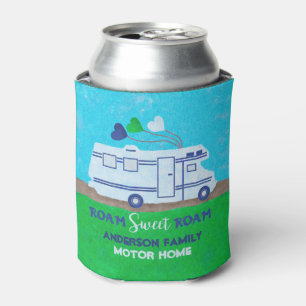 RV Motorhome Camper Roam Personalized Name V2 Can Cooler