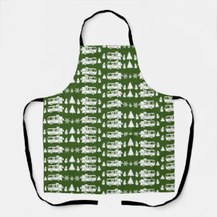 RV Motorhome Christmas Decor Apron