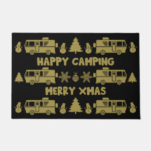 RV Motorhome Christmas Decor Doormat
