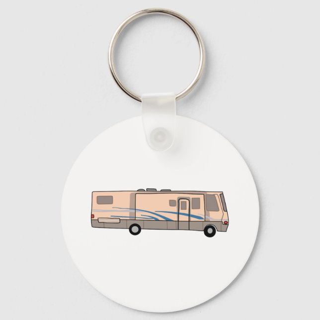 RV MOTORHOME KEYCHAIN (Front)