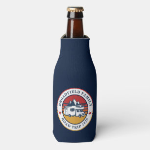 RV Road Trip Matching Family Adventure Keepsake Bottle Cooler