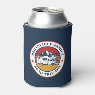 RV Road Trip Matching Family Vacation Keepsake Can Cooler