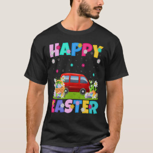 Rv Van   Happy Easter Funny Rv Van Easter Sunday T-Shirt