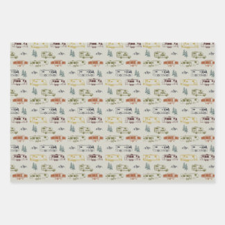 RV Wrapping Paper, Camping Wrapping Paper
