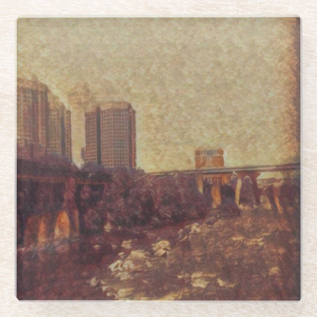 RVA In Retrograde Edition 2 Glass Coaster (Front)