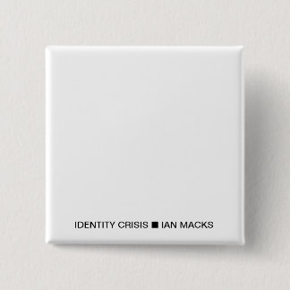 RVE Ian Macks' IDENTITY CRISIS Pin (White Square)