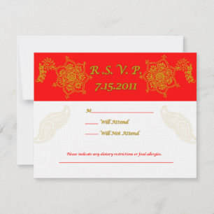 RVSP-1 RSVP CARD