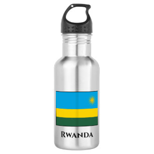 Rwanda Flag 532 Ml Water Bottle