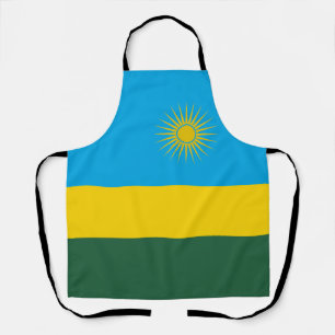 Rwanda Flag Apron