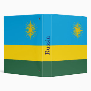Rwanda Flag Binder