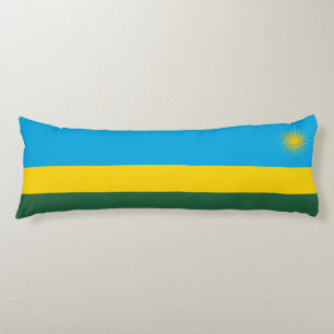 Rwanda Flag Body Pillow