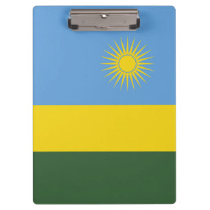Rwanda flag clipboard