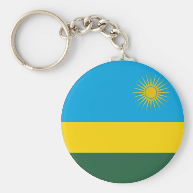 Rwanda Flag Keychain (Front)