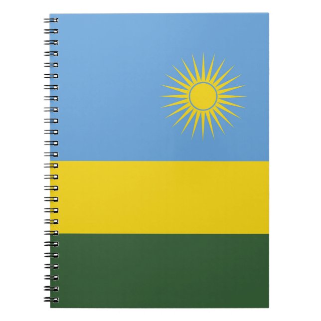 Rwanda flag notebook (Front)