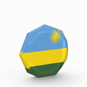 Rwanda flag photo block