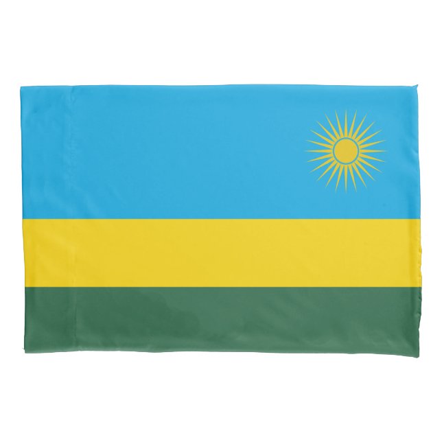 Rwanda Flag Pillowcase (Front)