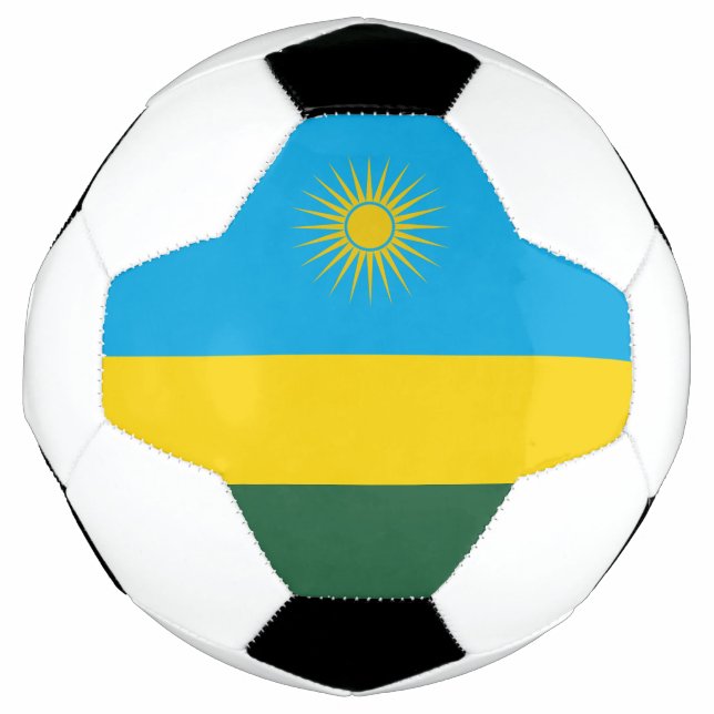 Rwanda Flag Soccer Ball (Front)
