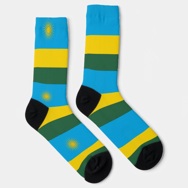 Rwanda Flag Socks (Right)