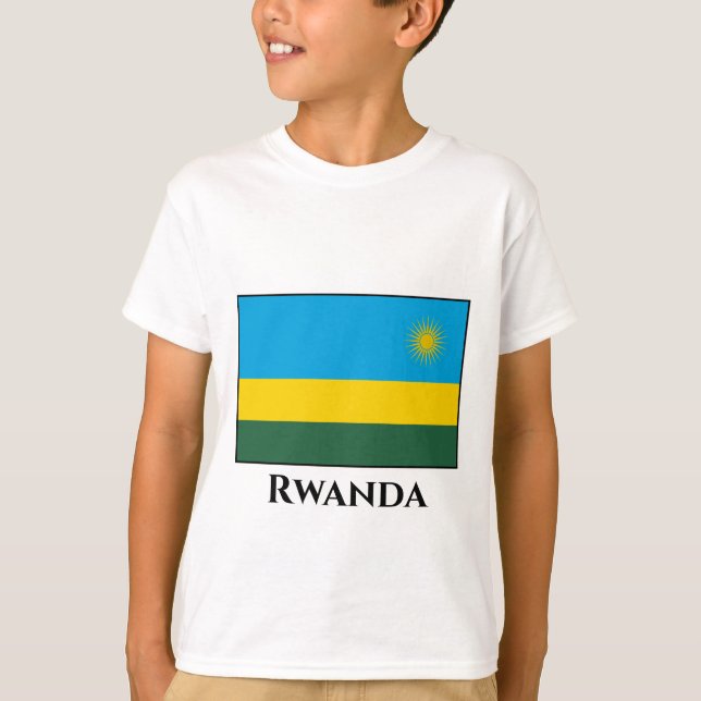 Rwanda Flag T-Shirt (Front)