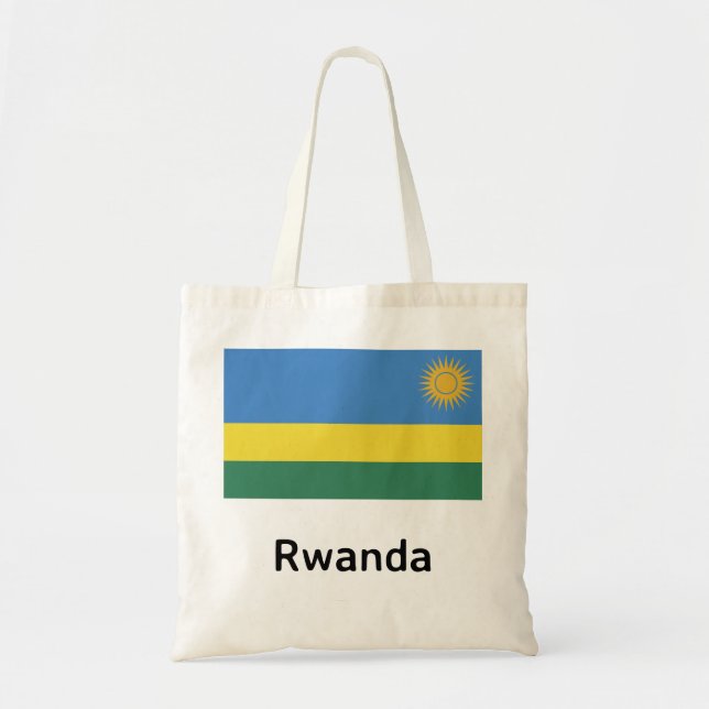 Rwanda Flag Tote Bag (Front)
