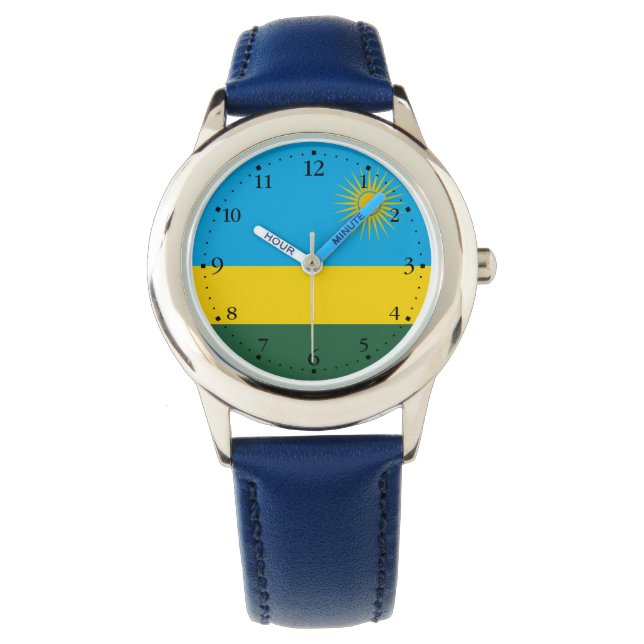 Rwanda Flag Watch (Front)