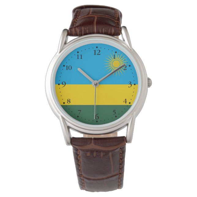 Rwanda Flag Watch (Front)