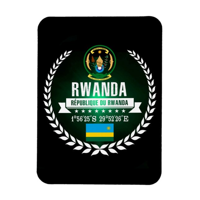 Rwanda Magnet (Vertical)