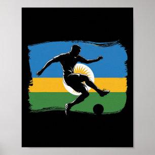 Rwanda Soccer Poster
