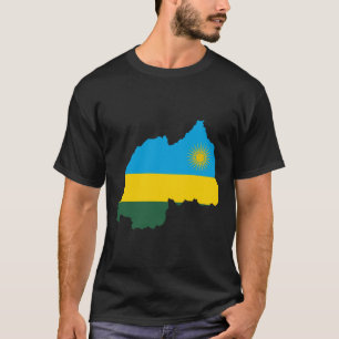 RWANDA Special Adventure Customizable Black T-Shirt