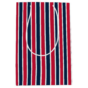 RWB Baseball Coordinating Stripes 1-GIFT BAG M