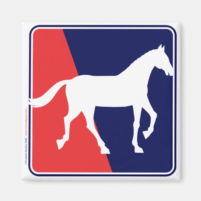 RWB-Horse Magnet (Front)